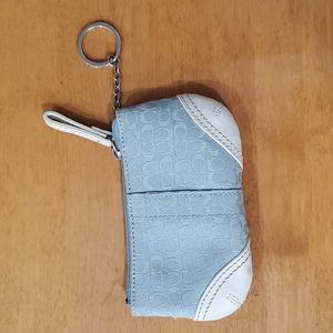 Coach change purse, keychain